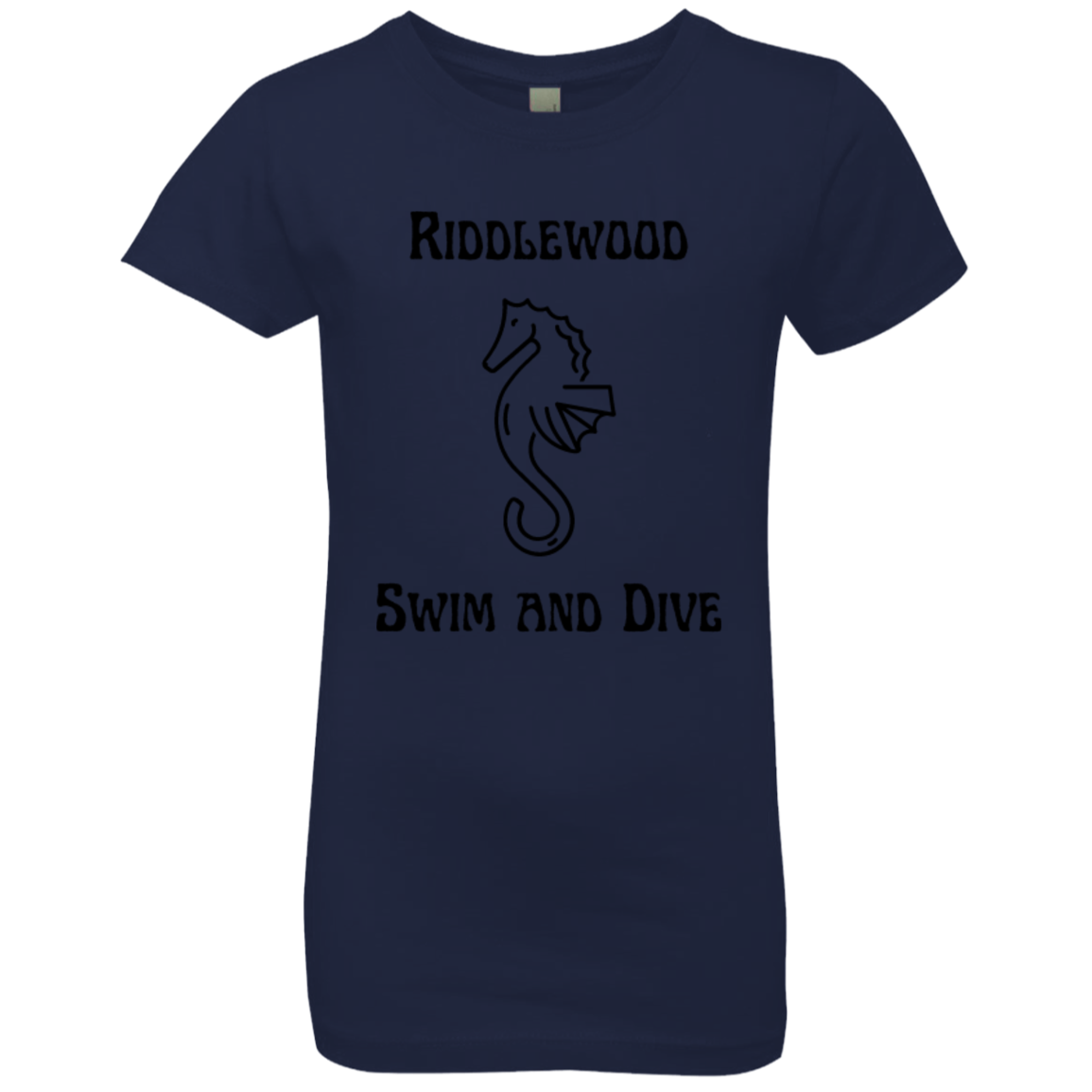 Riddlewood swim and dive TeamStore Girls' Princess T-Shirt