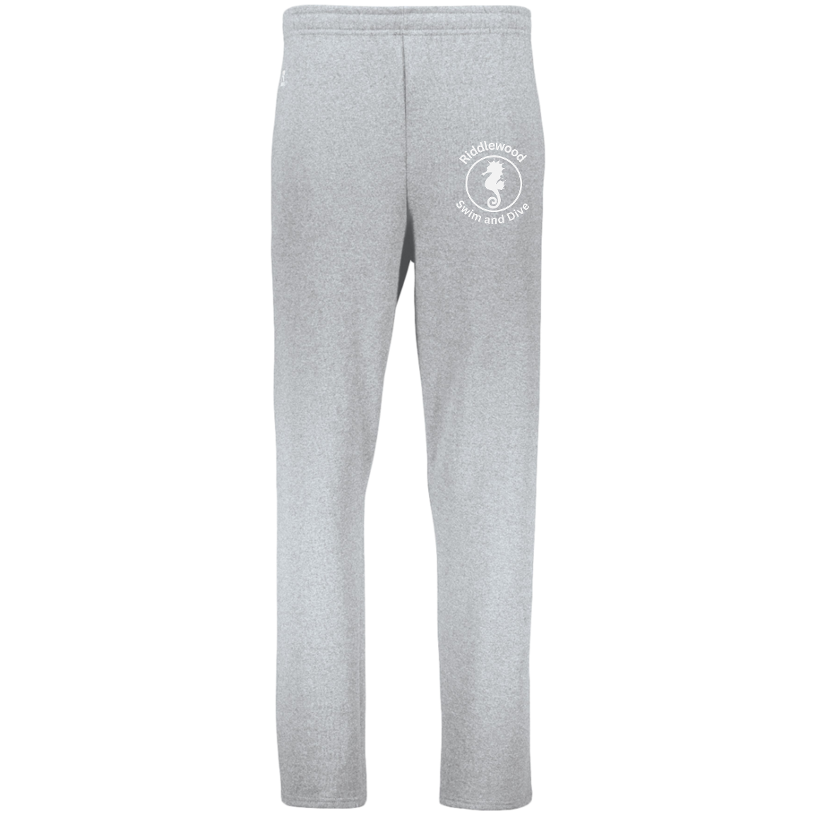 Riddlewood White TeamStore Youth Dri-Power Open Bottom Pocket Sweatpants