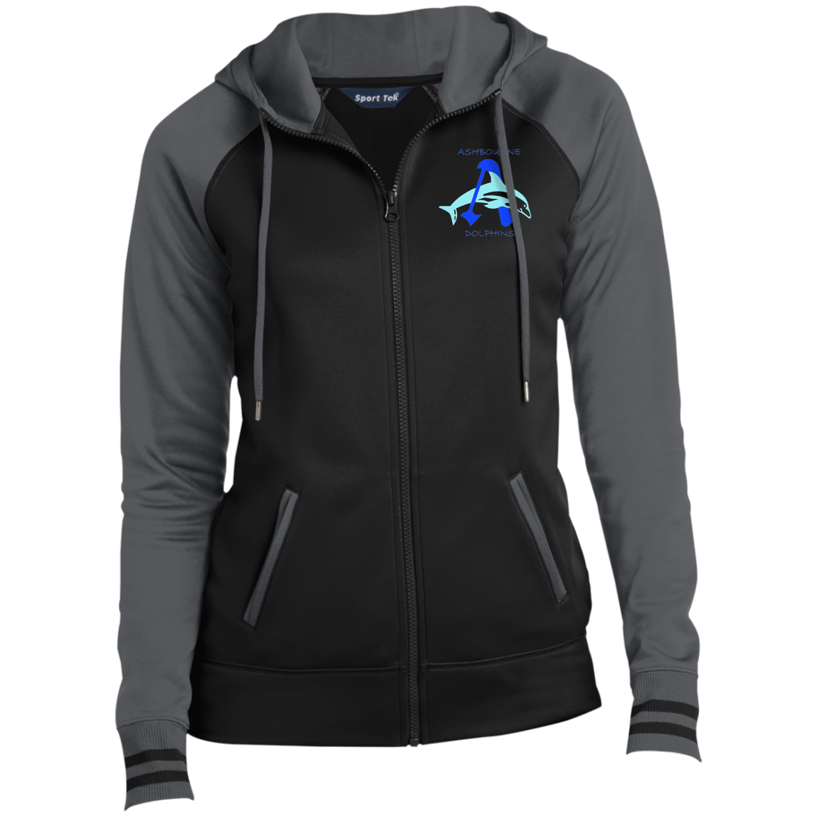 Ashbourne TeamStore Ladies' Sport-Wick® Full-Zip Hooded Jacket