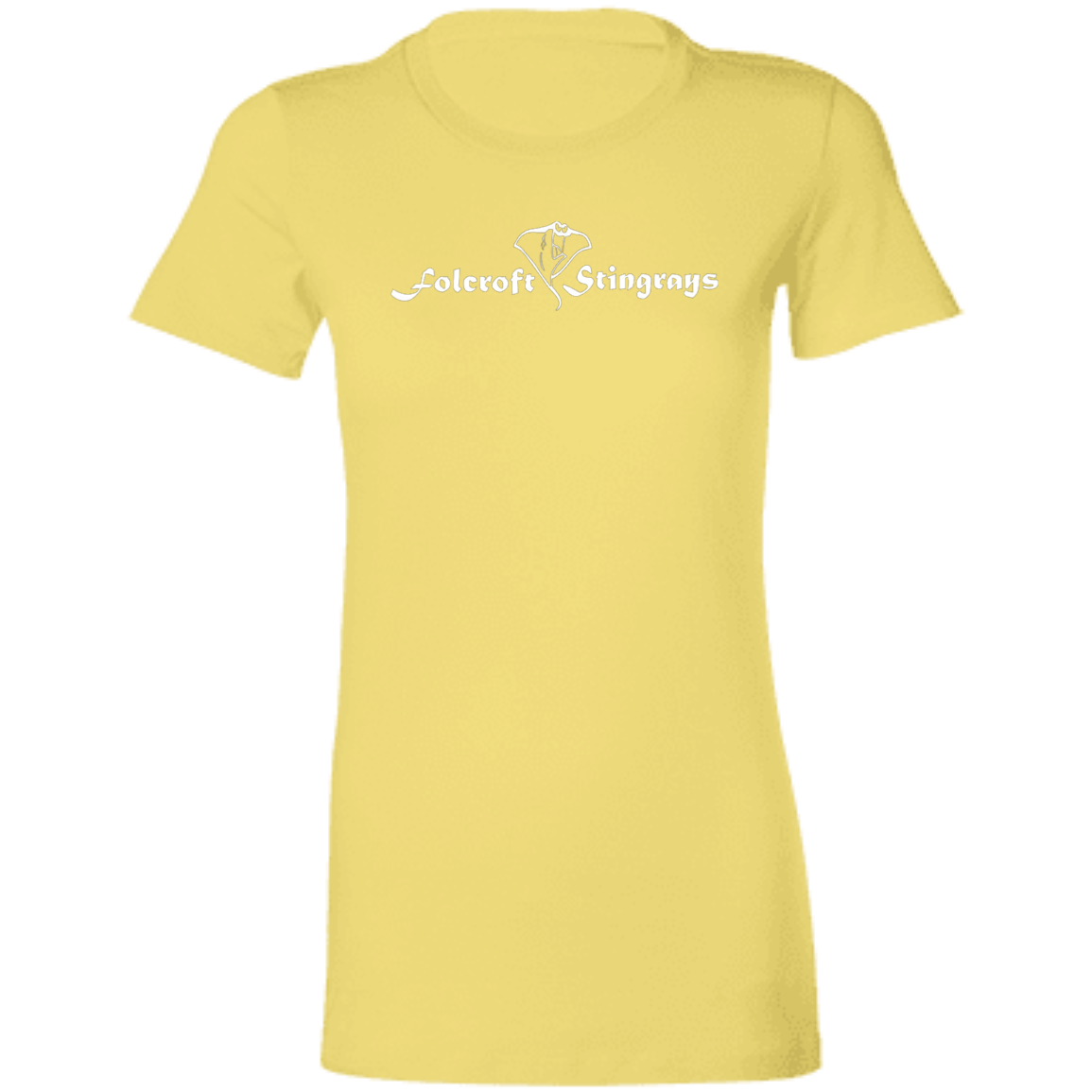 Folcroft White Logo TeamStore Ladies' Favorite T-Shirt