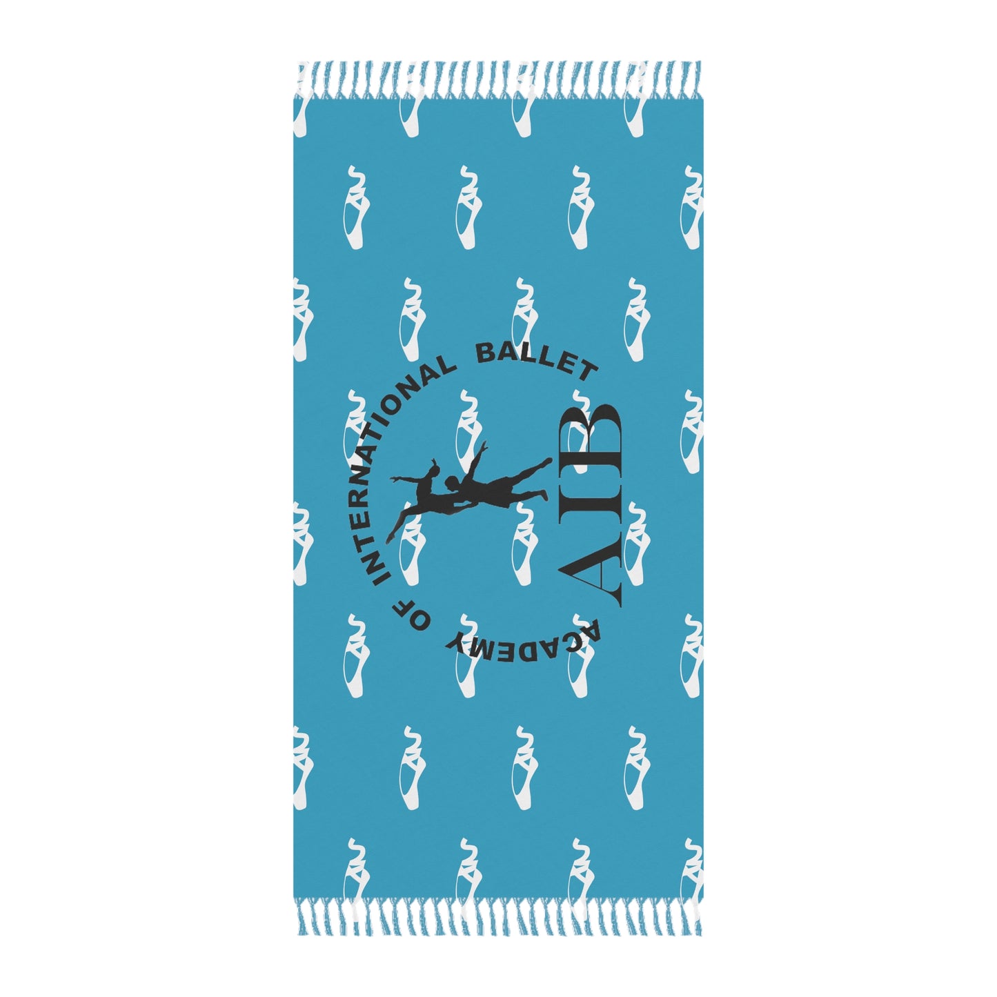 AIB Logo- Ballet Boho Beach Cloth- Blue