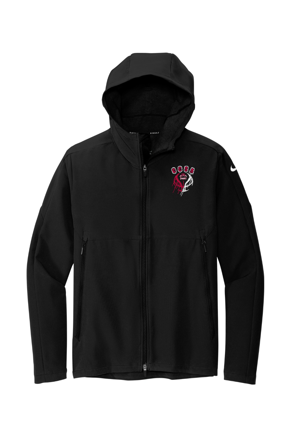 CCSA Basketball Embroidered Nike Hooded Soft Shell Jacket