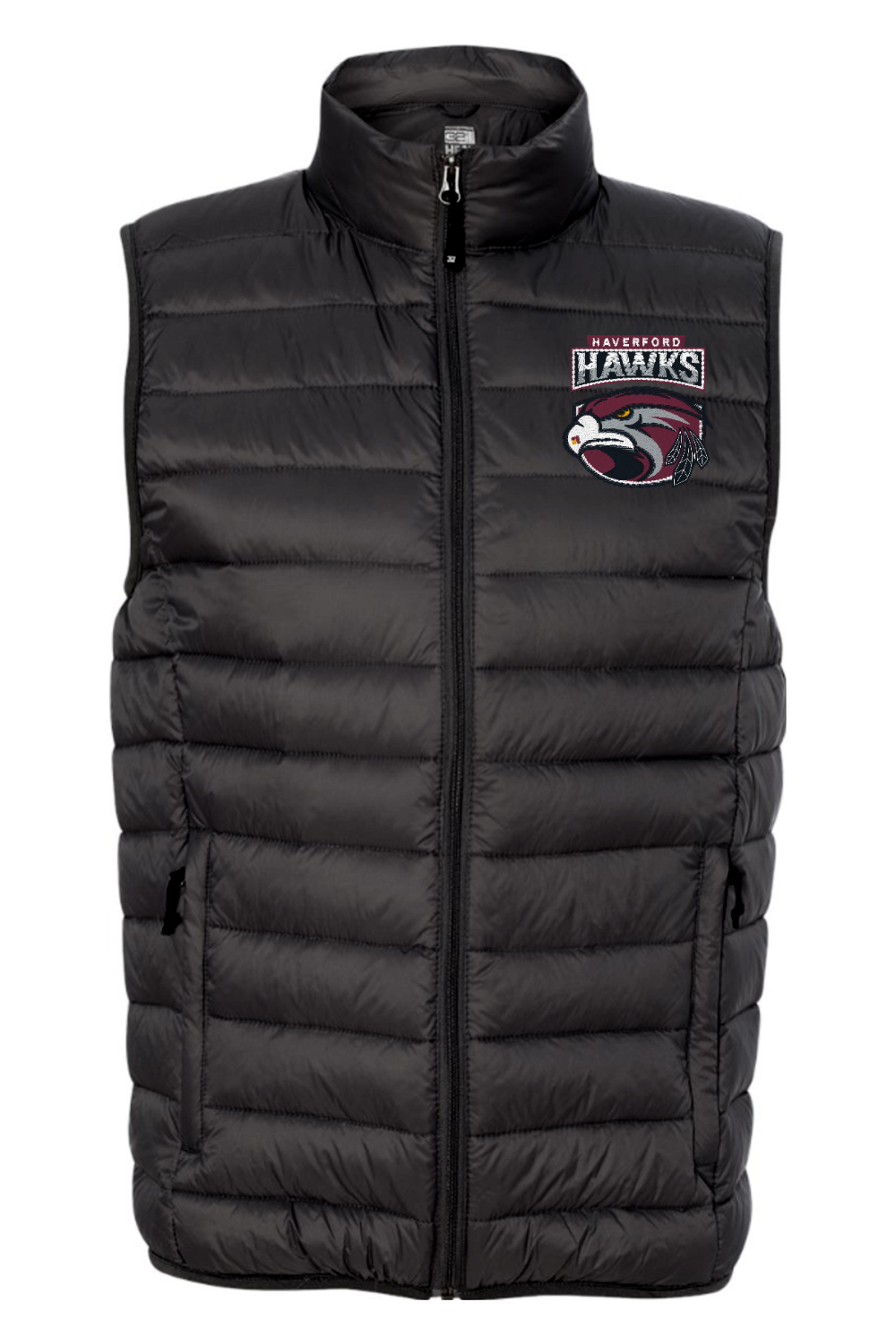 Hawks Embroidered Mens Weatherproof 32 Degrees Packable Down Vest