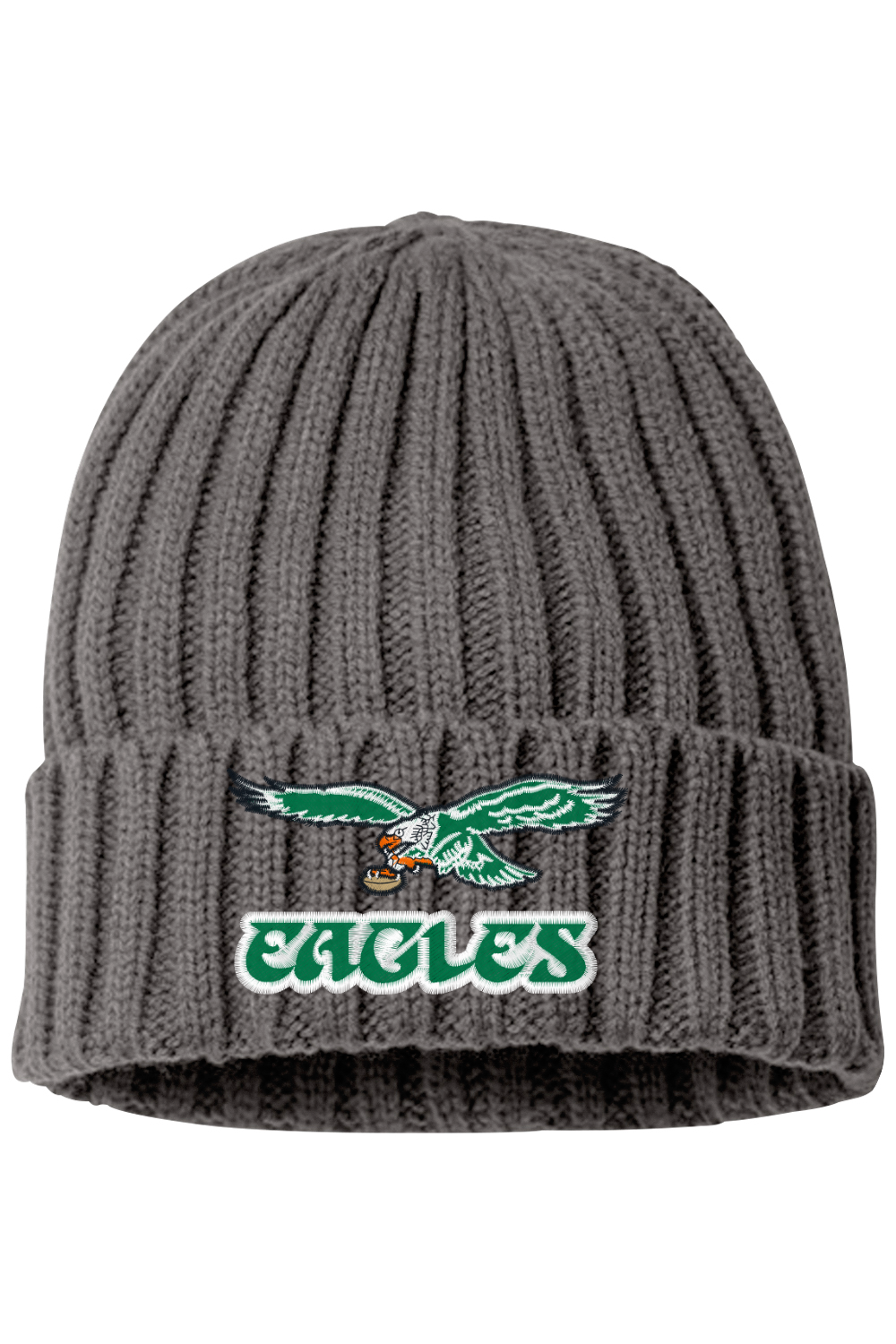 Eagles Embroidered Cable Knit