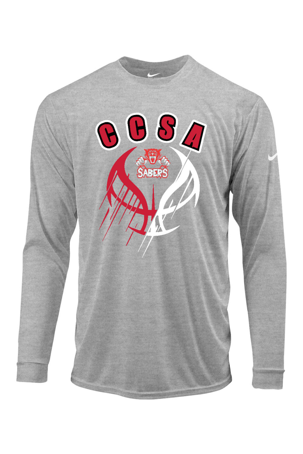 CCSA Basketball Nike Core Cotton Long Sleeve Tee