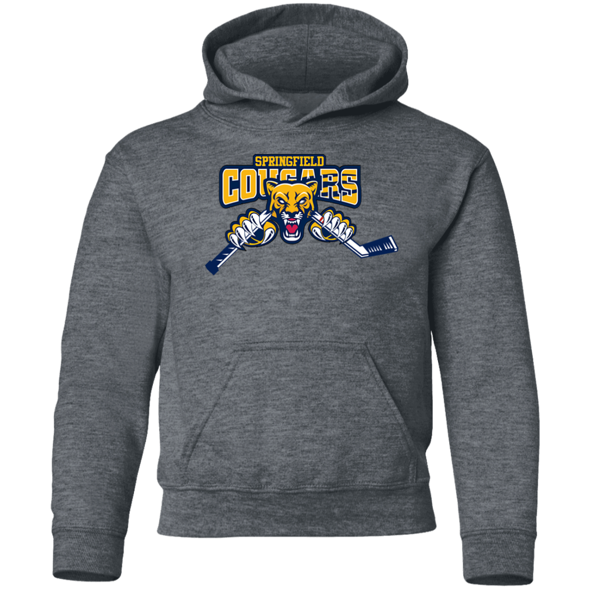 Cougars Hockey Youth Pullover Hoodie