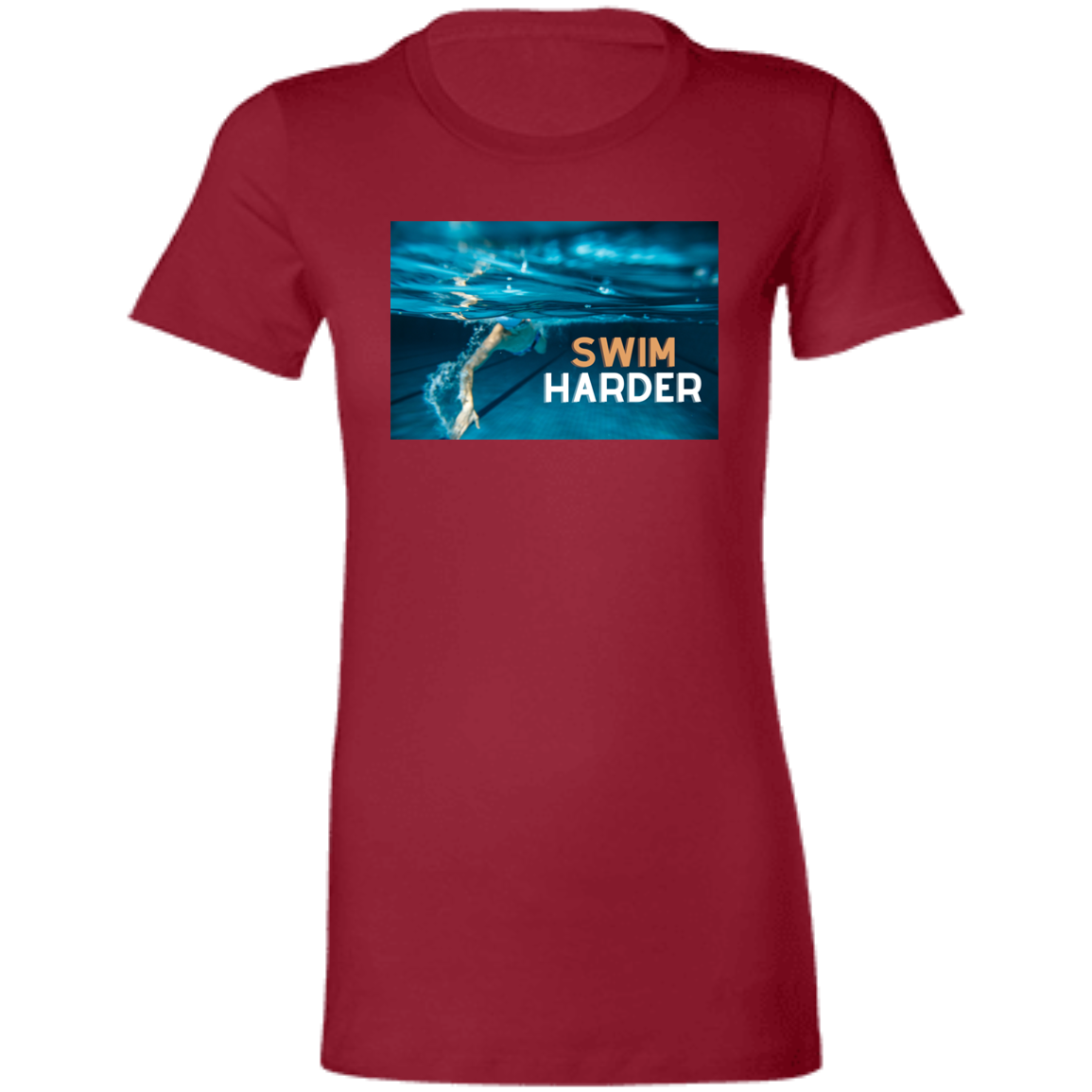 Swim Harder Ladies' Favorite T-Shirt