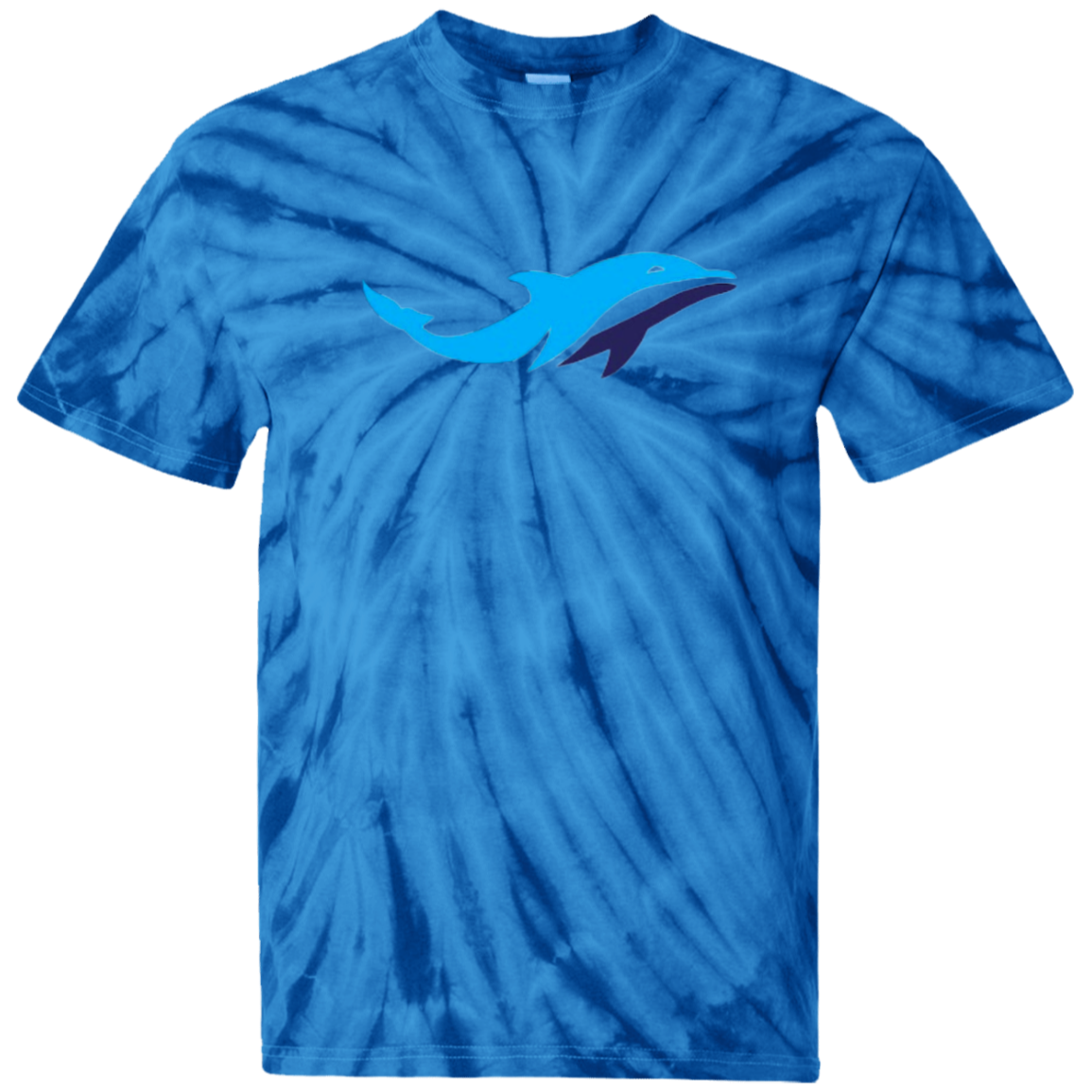 Dolphin TeamStore Men's 100% Cotton Tie Dye T-Shirt