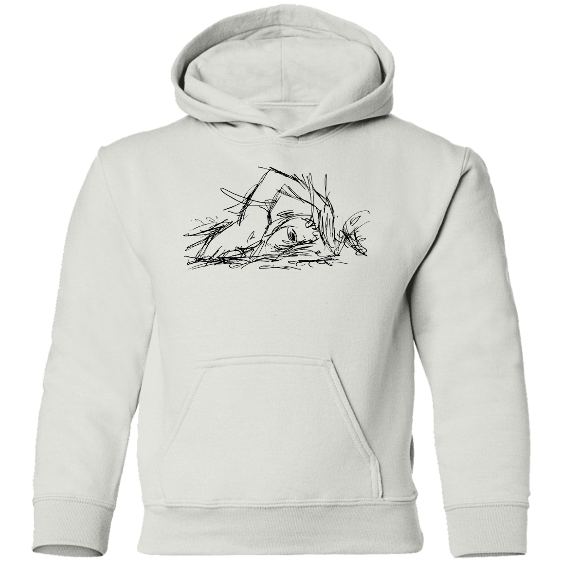 Sketchy Swim- Youth Pullover Hoodie