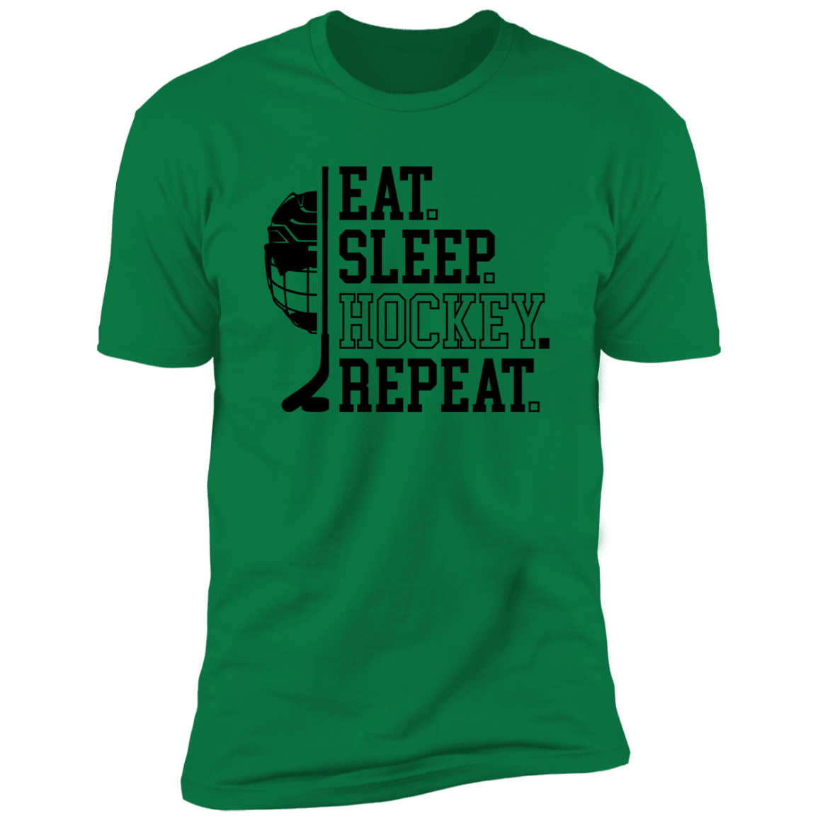 Eat. Sleep. Hockey. Repeat- Senior Hockey Player Tee
