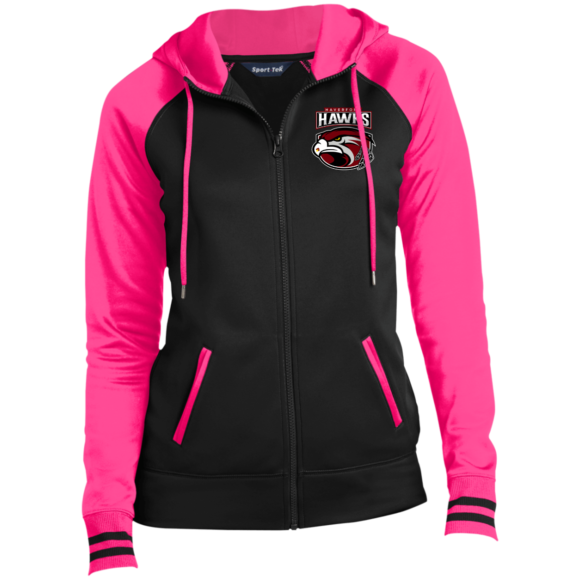 Hawks Ladies' Sport-Wick® Full-Zip Hooded Jacket