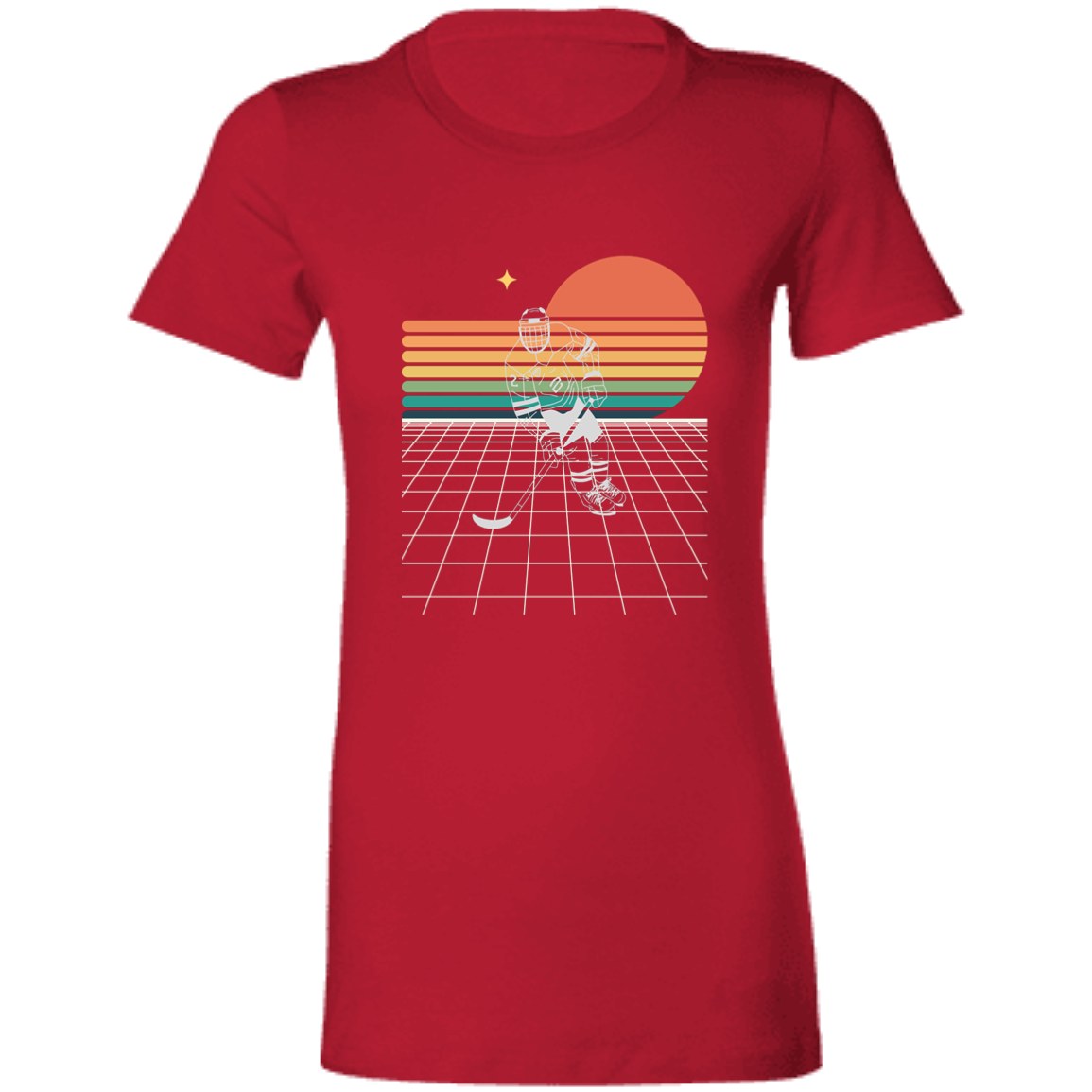 Hockey sunset- Ladies' Favorite T-Shirt