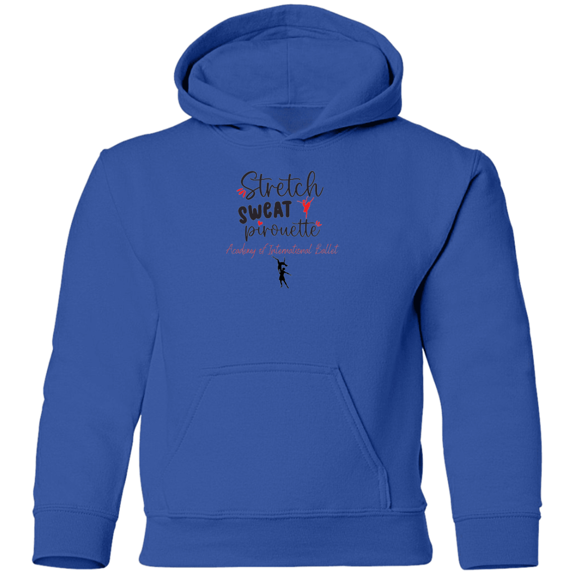 Stretch, Sweat, Pirouette- Youth Pullover Hoodie
