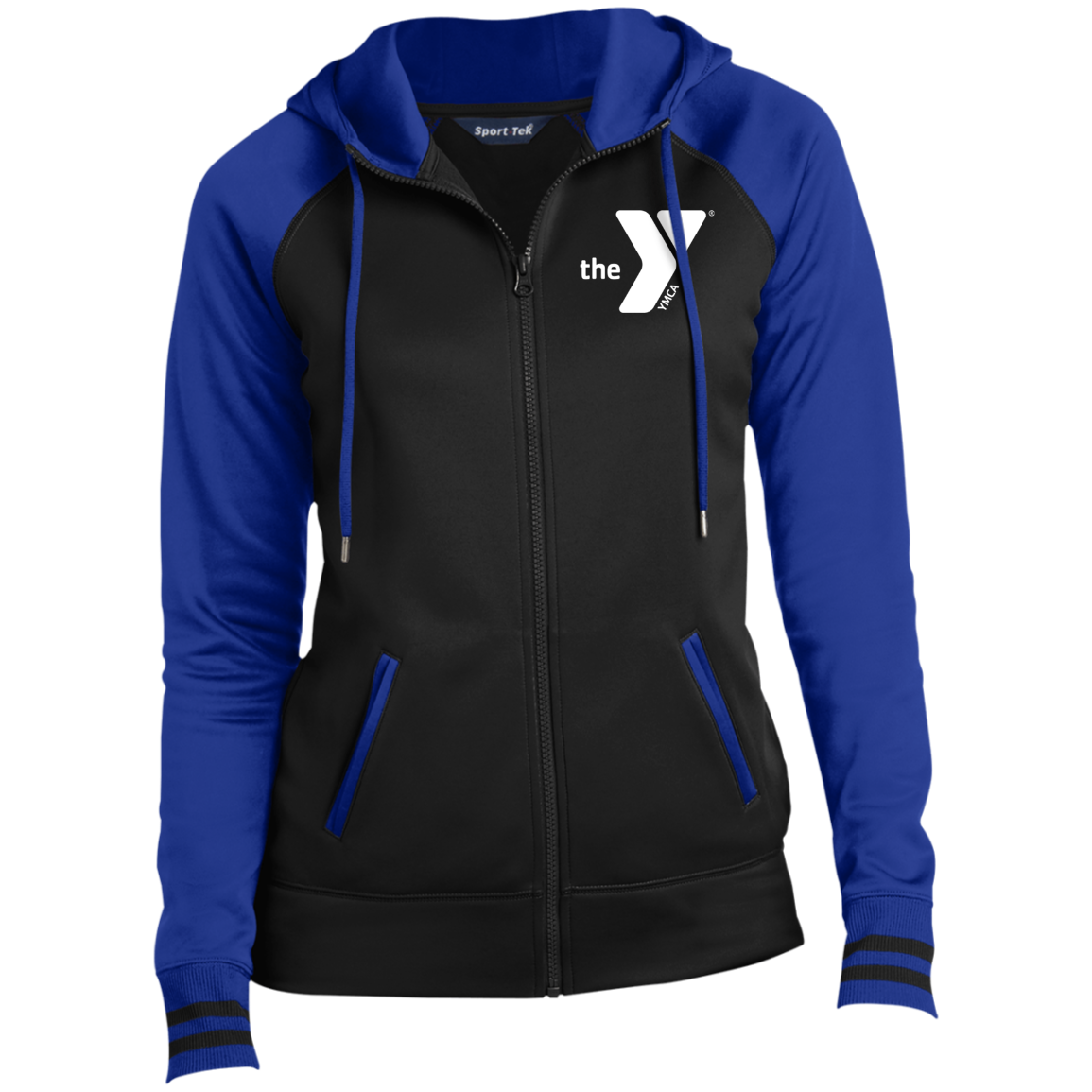 Ymca Logo TeamStore Ladies' Sport-Wick® Full-Zip Hooded Jacket