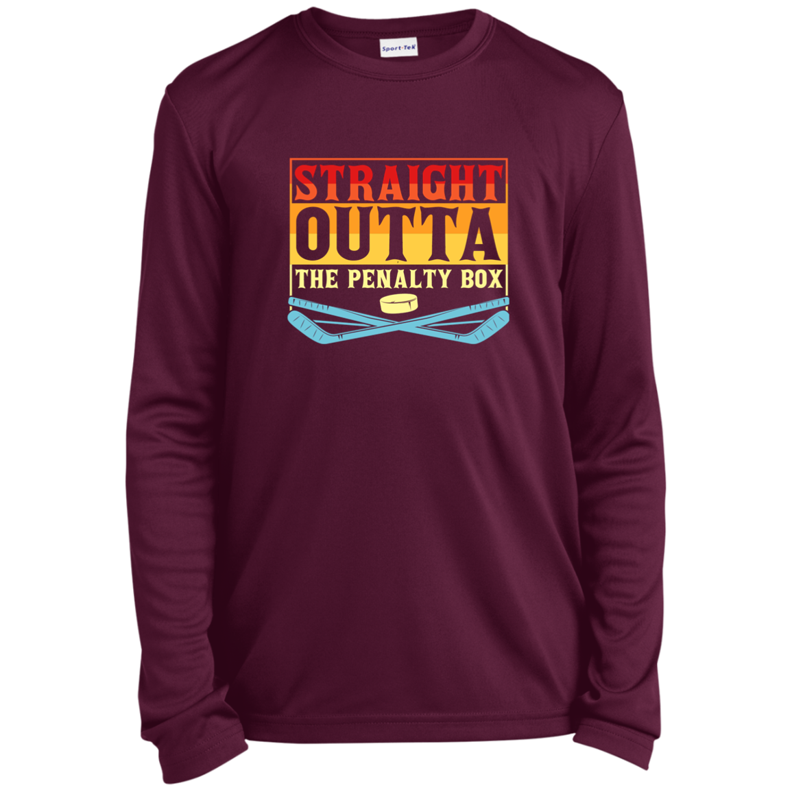 Straight Outta- Youth Long Sleeve Performance Tee