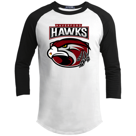 Hawks Youth 3/4 Raglan Sleeve Shirt