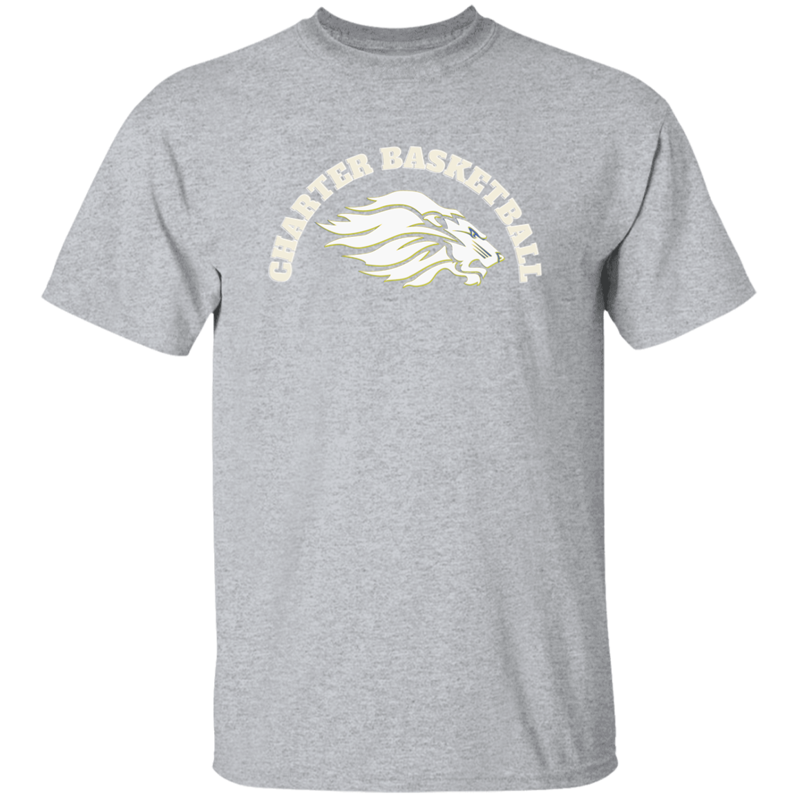 Charter Basketball Youth 5.3 oz 100% Cotton T-Shirt