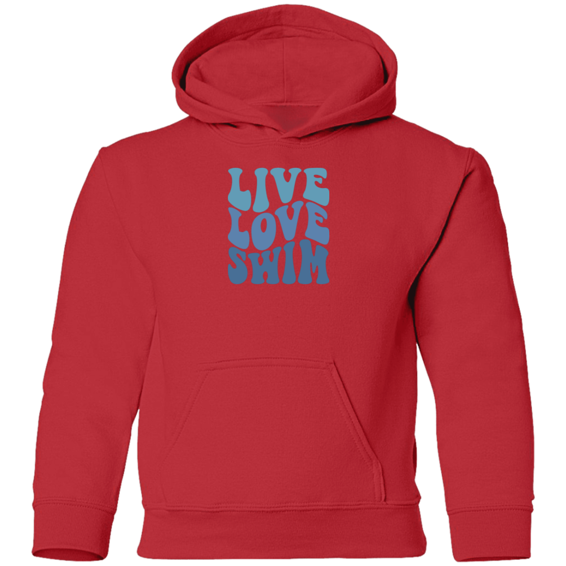Live Love Swim- Youth Pullover Hoodie