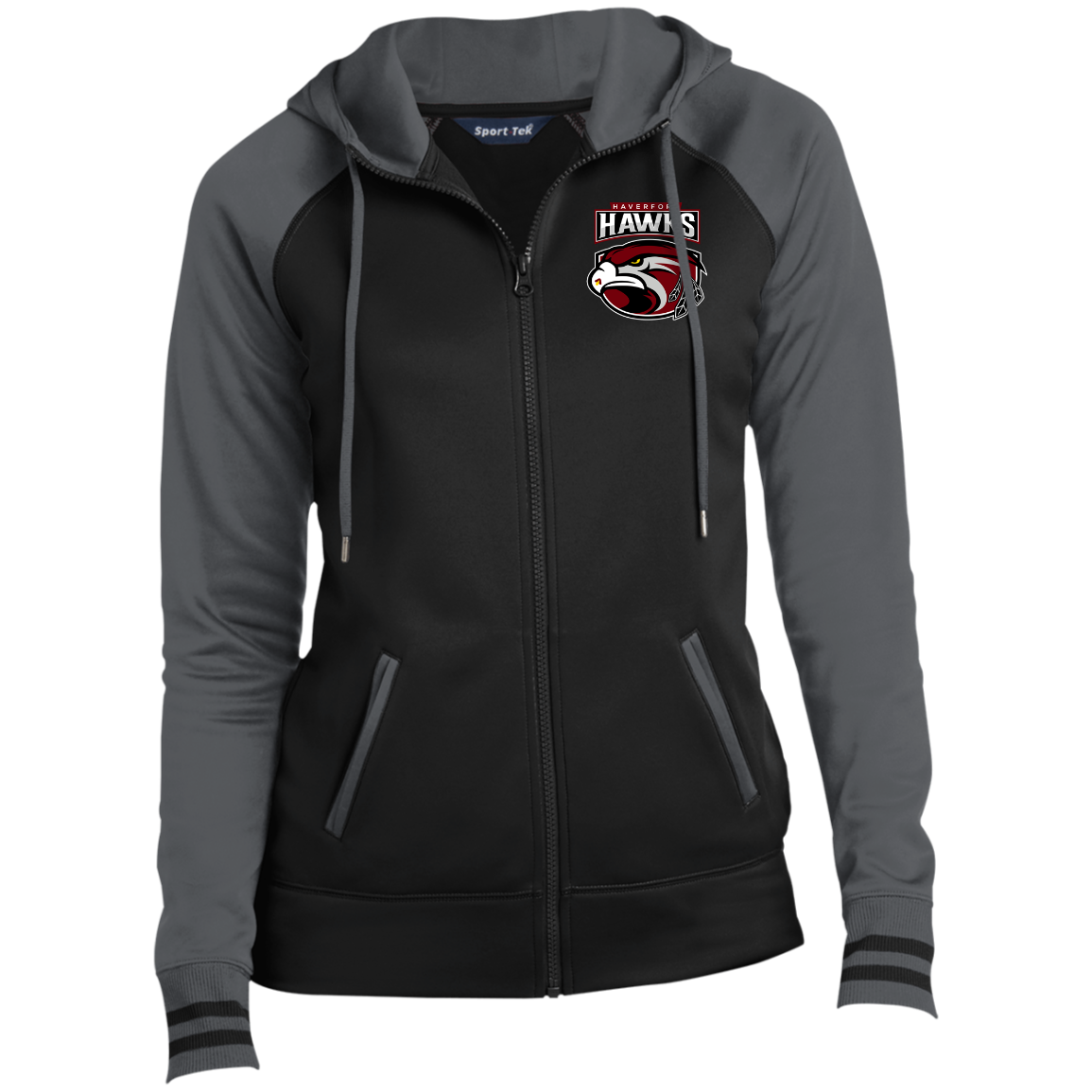 Hawks Ladies' Sport-Wick® Full-Zip Hooded Jacket