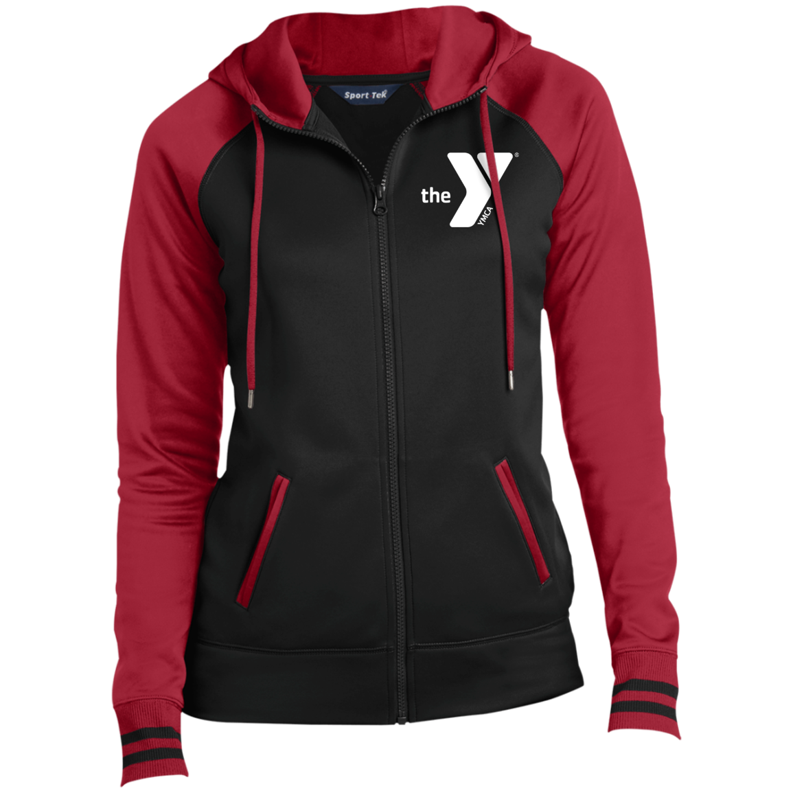 Ymca Logo TeamStore Ladies' Sport-Wick® Full-Zip Hooded Jacket