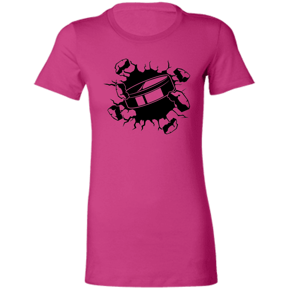Puck Smash- Ladies' Favorite T-Shirt