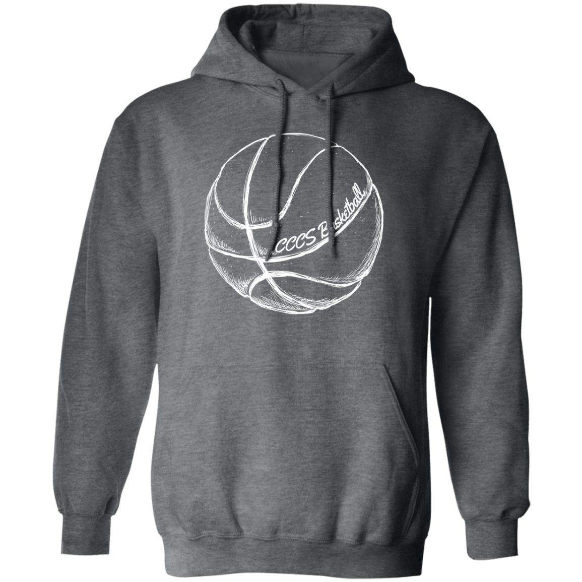 CCCS Basketball Adult Size Pullover Hoodie