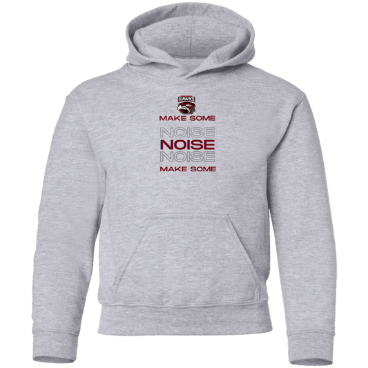 Hawks Make Noise Youth Pullover Hoodie