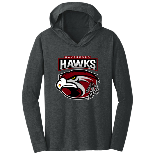 Hawks Mens Triblend T-Shirt Hoodie