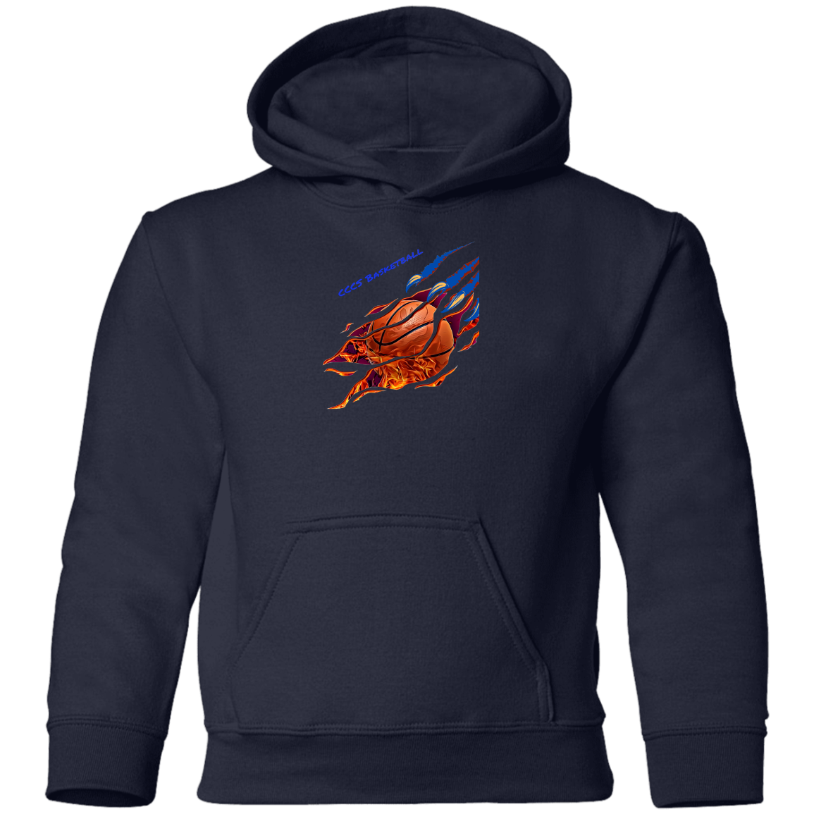 Lion Fire Claw Youth Pullover Hoodie