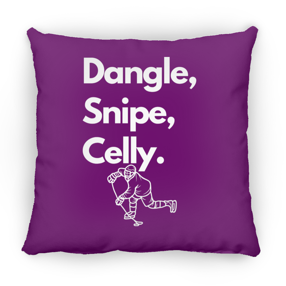 Dangle Snipe Celly- Large Square Pillow