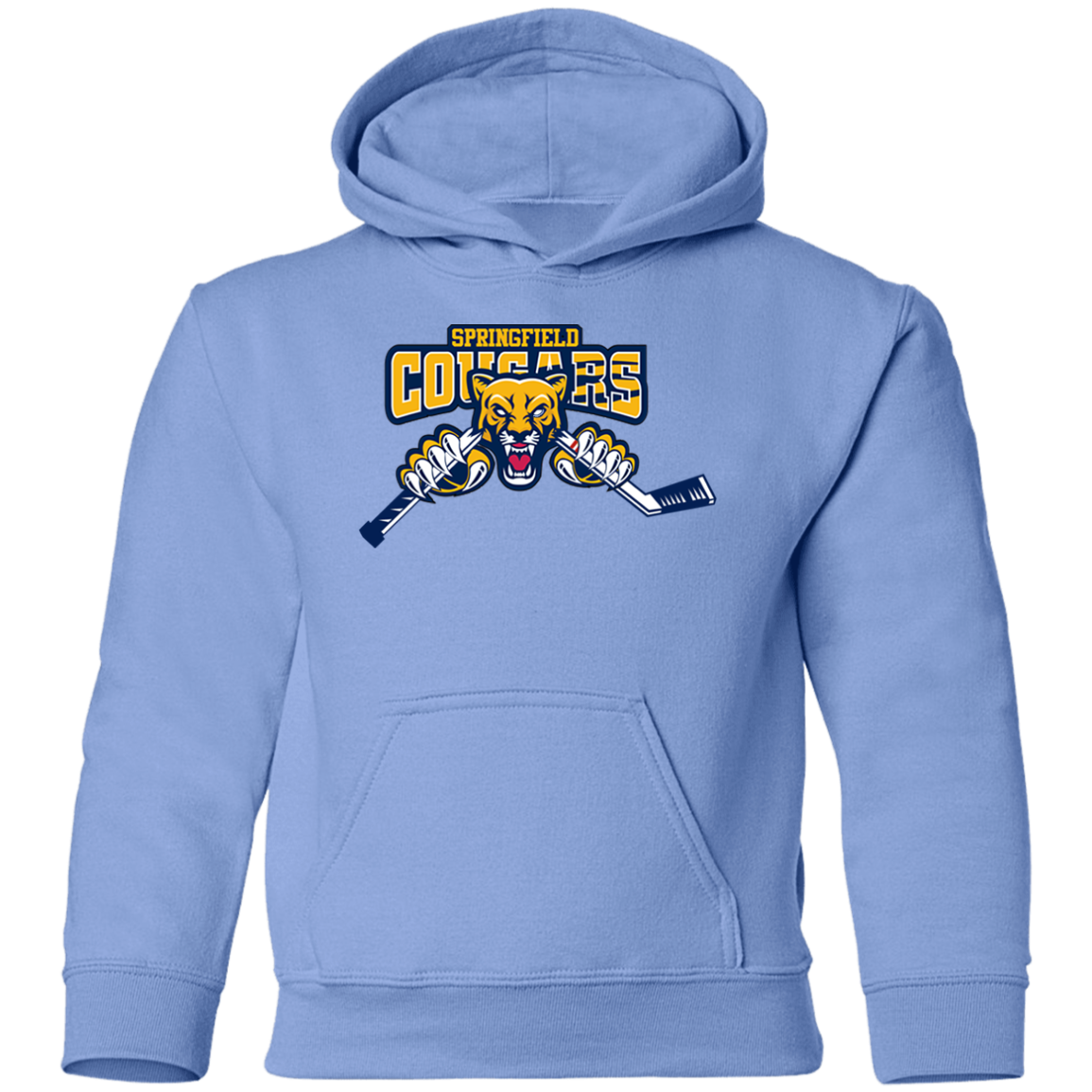 Cougars Hockey Youth Pullover Hoodie