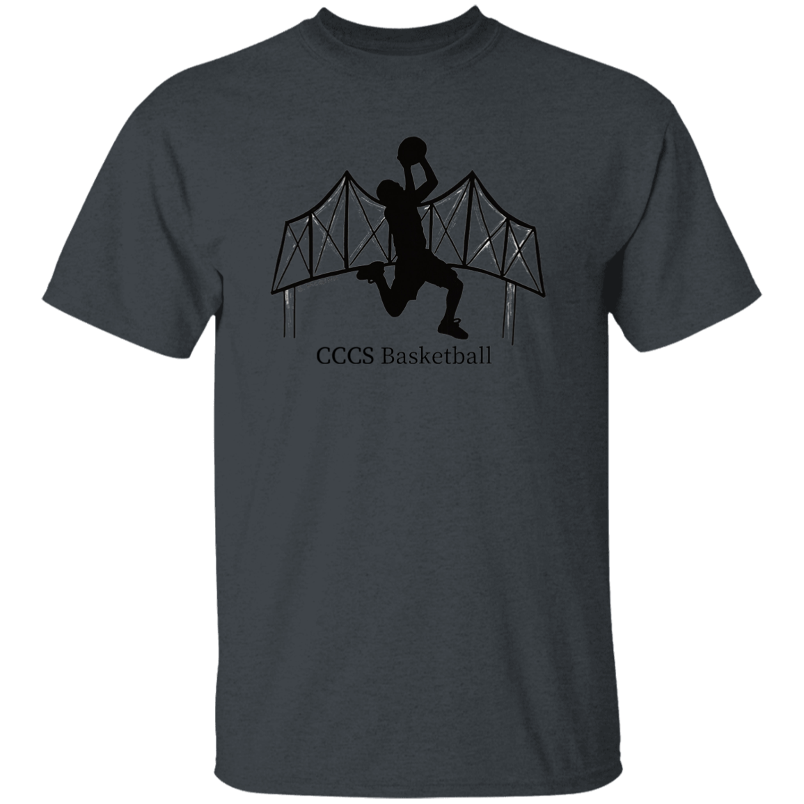 CCCS Basketball- Bridge Youth 5.3 oz 100% Cotton T-Shirt
