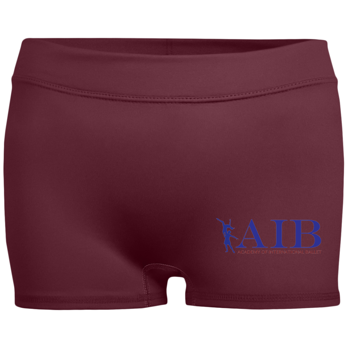 Academy Logo- Ladies' Fitted Moisture-Wicking 2.5 inch Inseam Shorts