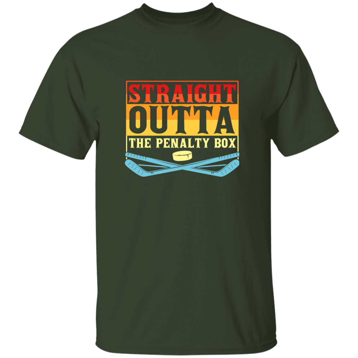 Straight Outta- Hockey Youth Player Tee