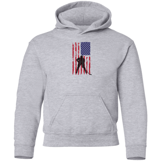 Star Spangled Banner- Hockey Youth Player Hoodie