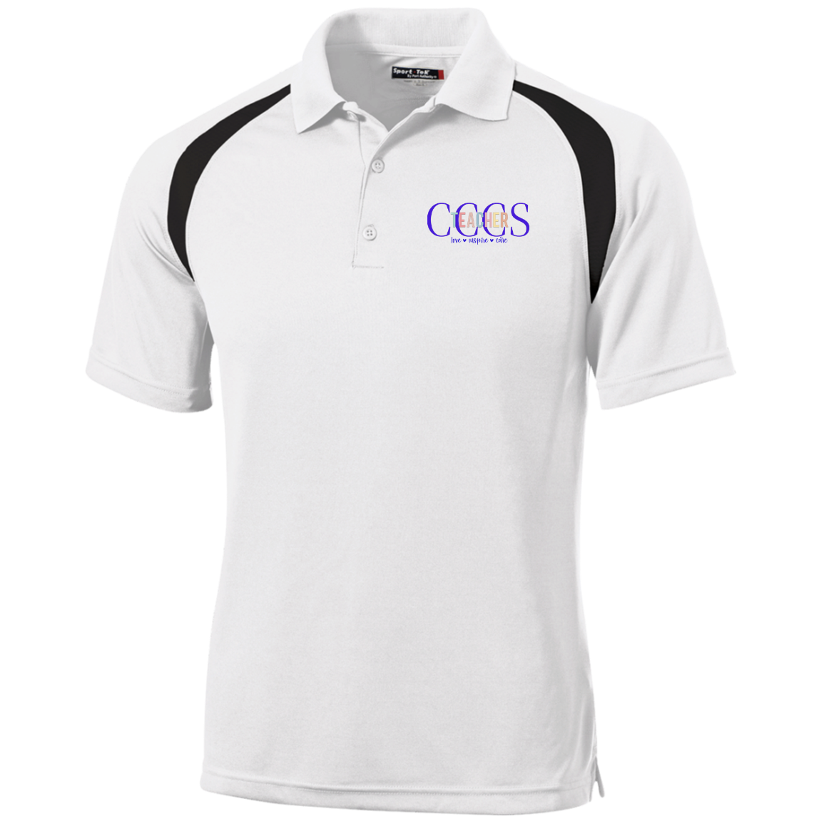 CCCS Teacher Moisture-Wicking Tag-Free Golf Shirt