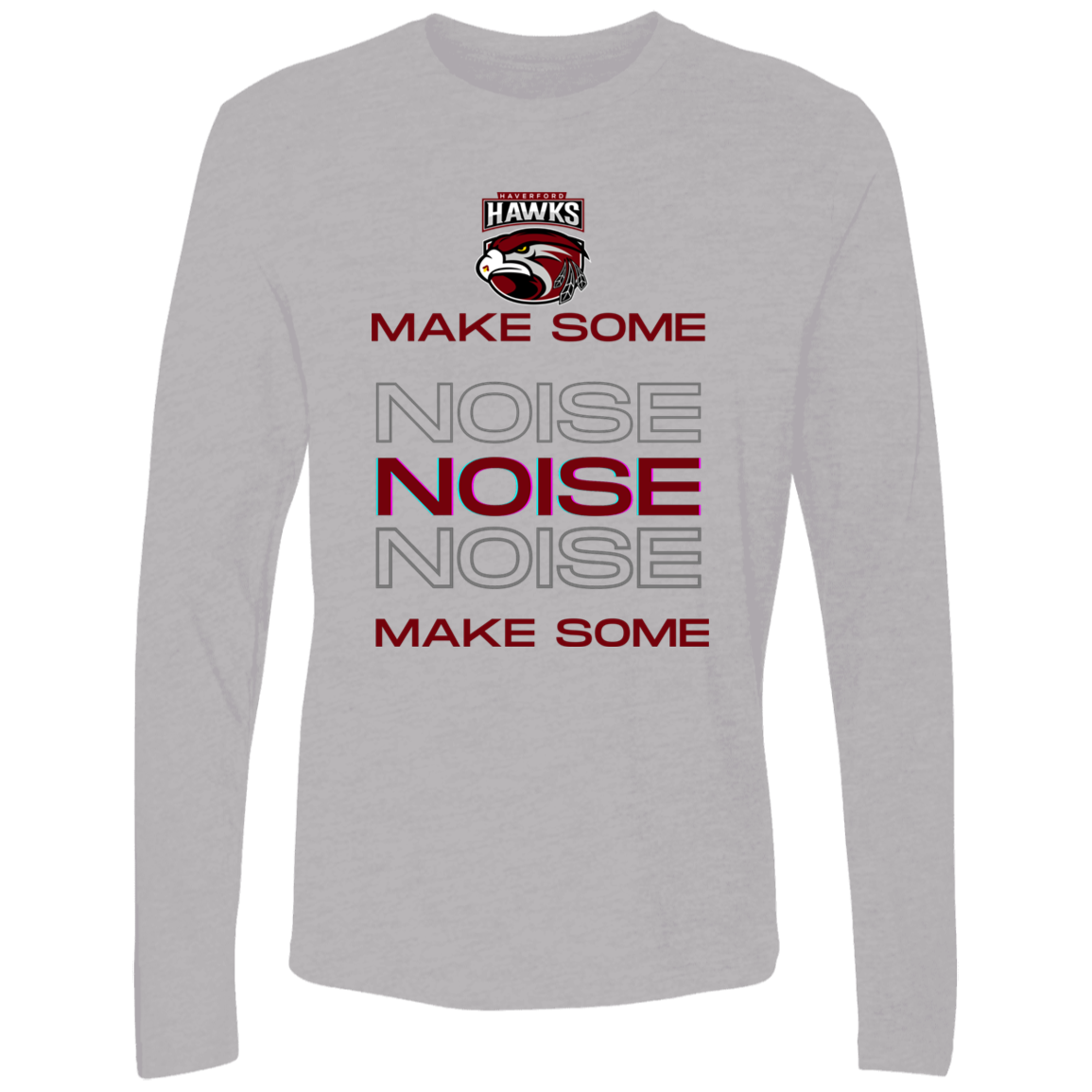 Hawks Make Noise Men's Premium LS