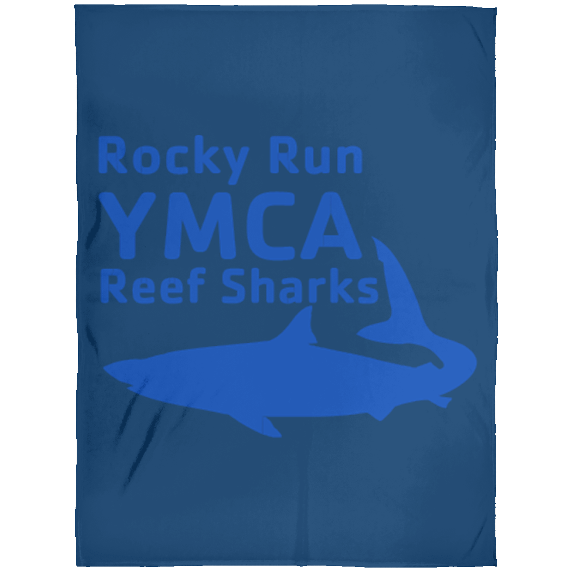 Rocky Run Reef Sharks- Arctic Fleece Blanket 60x80
