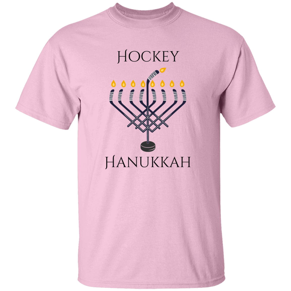 Hockey Hanukkah- Youth 5.3 oz 100% Cotton T-Shirt