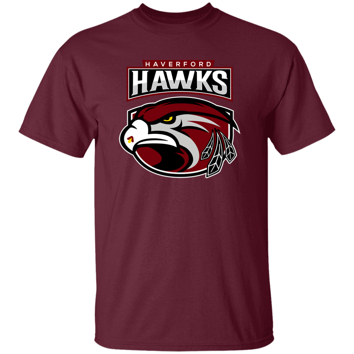 Hawks Youth 5.3 oz 100% Cotton T-Shirt