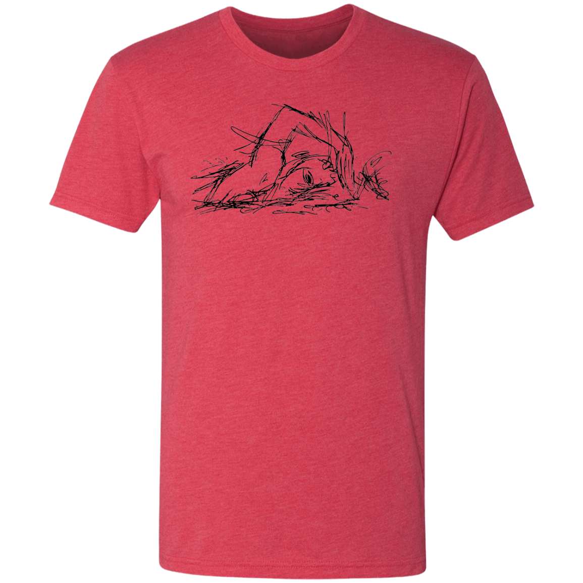 Sketchy Swim- Men's Triblend T-Shirt
