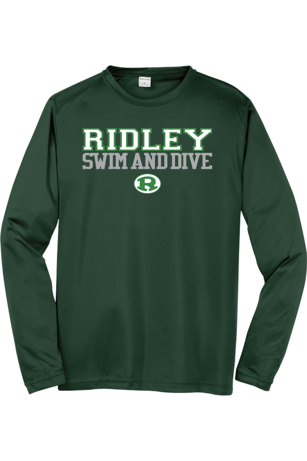 Ridley Swim and Dive Sport-Tek Long Sleeve PosiCharge Competitor Tee