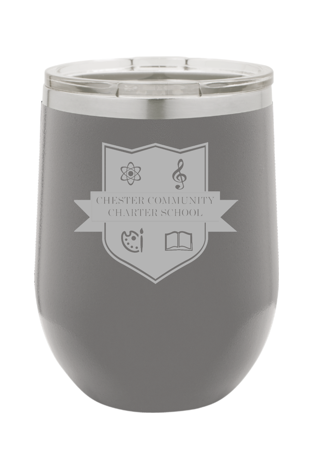 CCCS Logo 12oz Insulated Wine Tumbler
