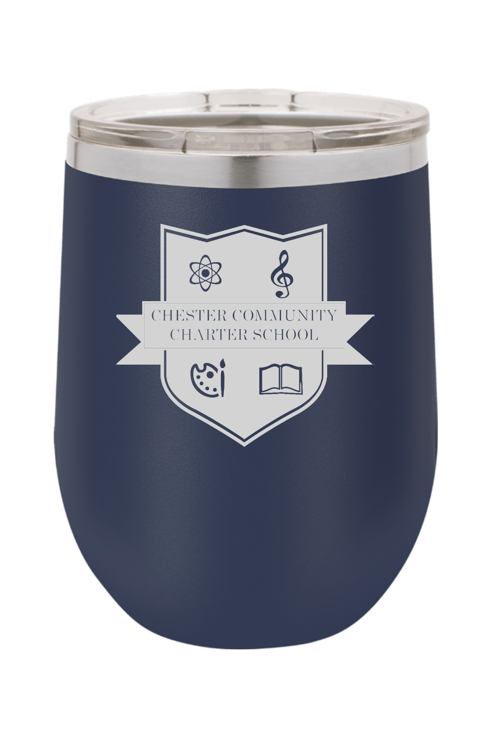 CCCS Logo 12oz Insulated Wine Tumbler
