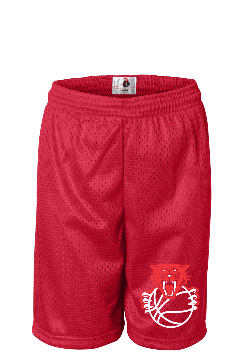 Sabers Basketball Badger Youth Pro Mesh 6" Shorts