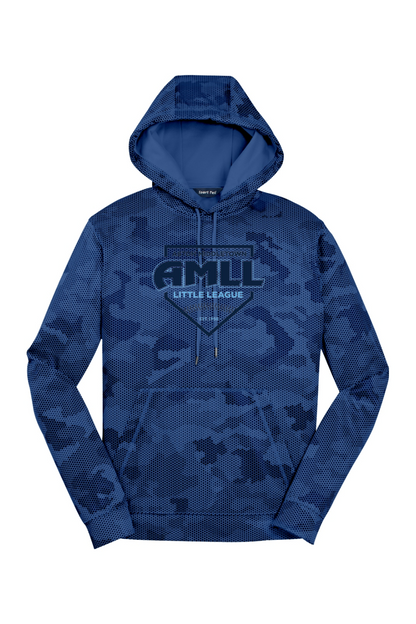 AMLL Mens -2023 AMLL 11U SLEEVE PRINT-Sport-Tek Sport-Wick CamoHex Fleece Hooded Pullover