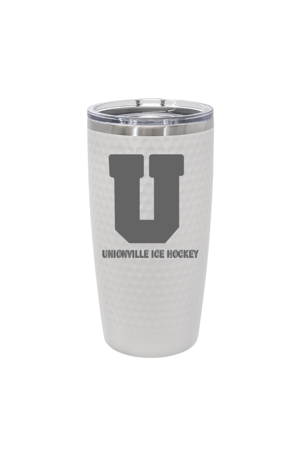 Unionville 20 oz. Golf Tumbler with Dimples and Clear Slider Lid