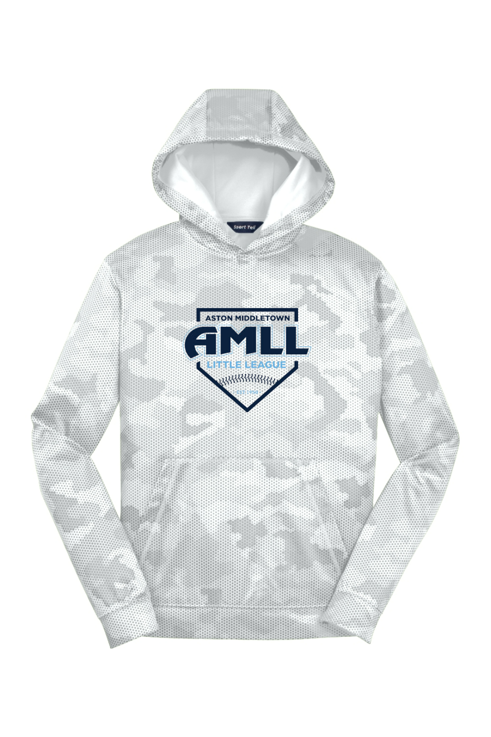 AMLL Youth -2023 AMLL 11U SLEEVE PRINT- Sport-Tek Sport-Wick CamoHex Fleece Hooded Pullover