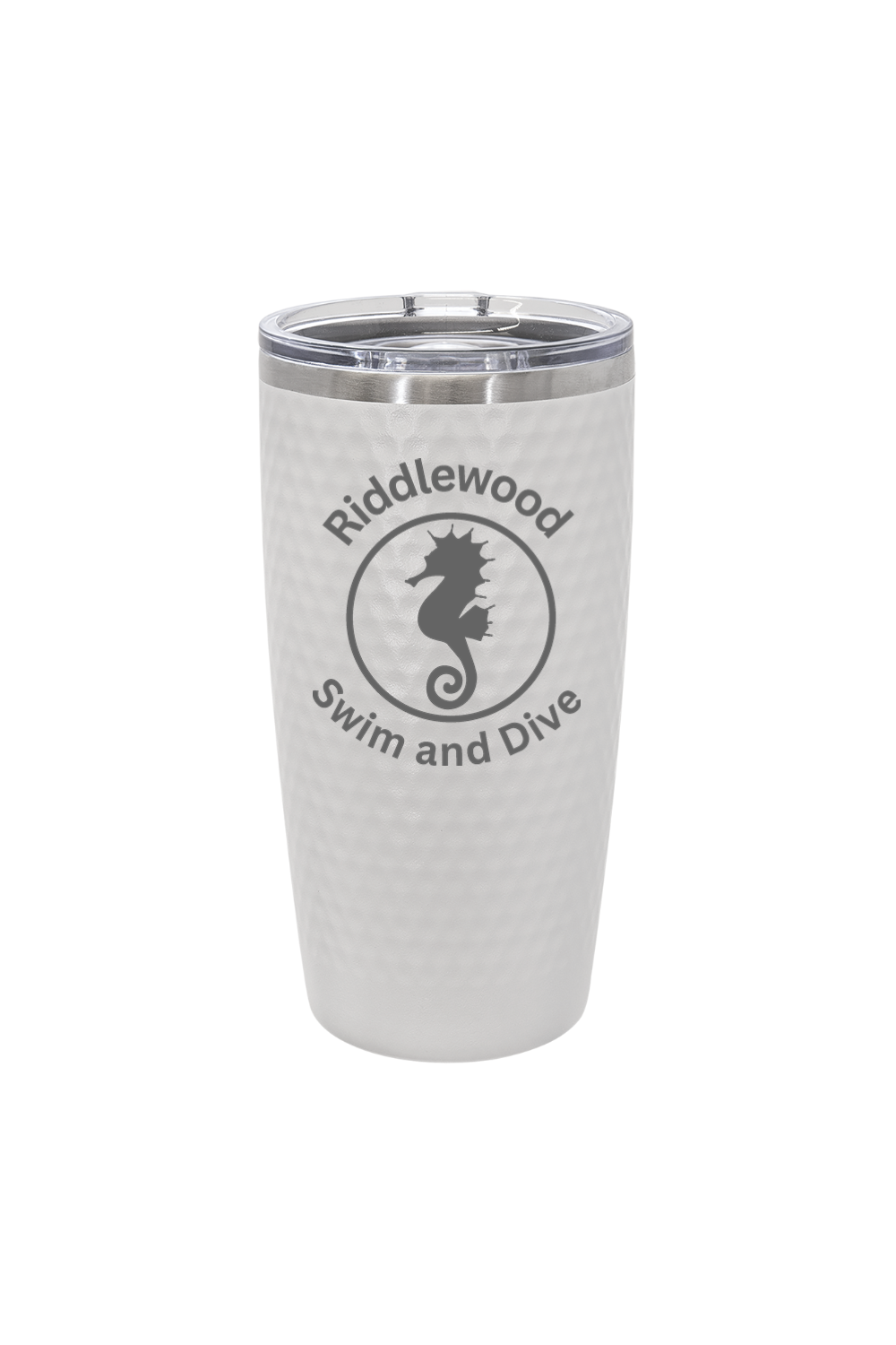 Riddlewood 20 oz. Tumbler with Dimples and Clear Slider Lid