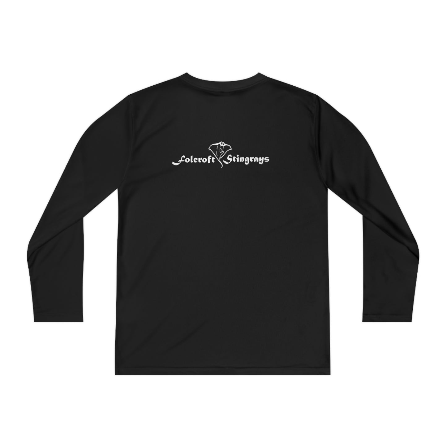 Lane Line Double Sided Youth Long Sleeve Competitor Tee